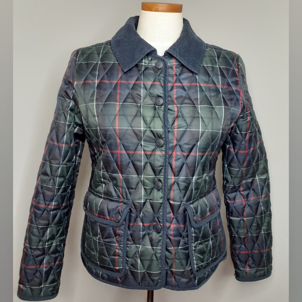 Tommy Hilfiger Plaid Quilted Jacket